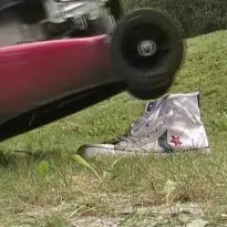 lawnmower versus Converse
